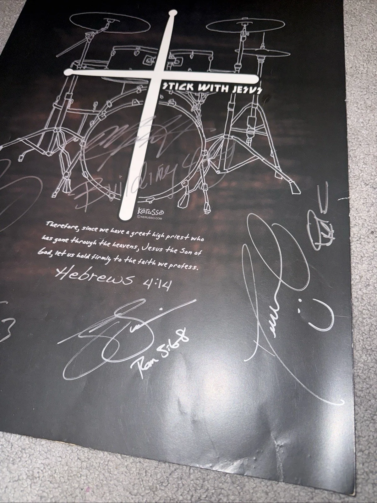 CCM Drummer Poster AUTOGRAPH SIGNED Newsboys for King & Country +3, изображение 5