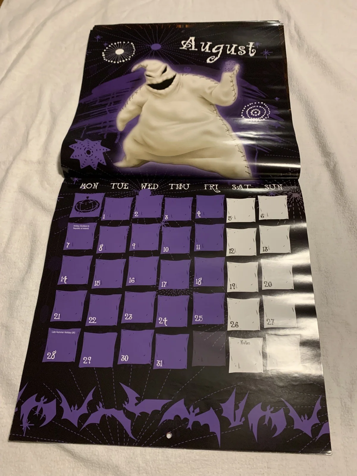 Disney Tim Burton`s The Nightmare Before Christmas 2017 12" Calendar Danilo, изображение 4