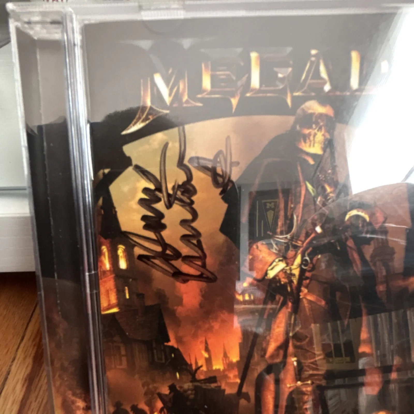 Megadeth Signed CD & Booklet The Sick The Dying And The Dead JSA Dave Mustaine, изображение 2