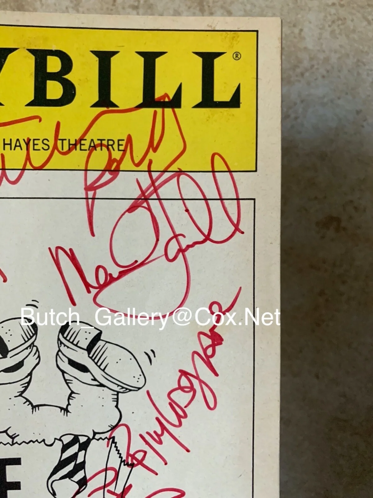 MARK HAMILL signed autographed Playbill The Nerd, image 2