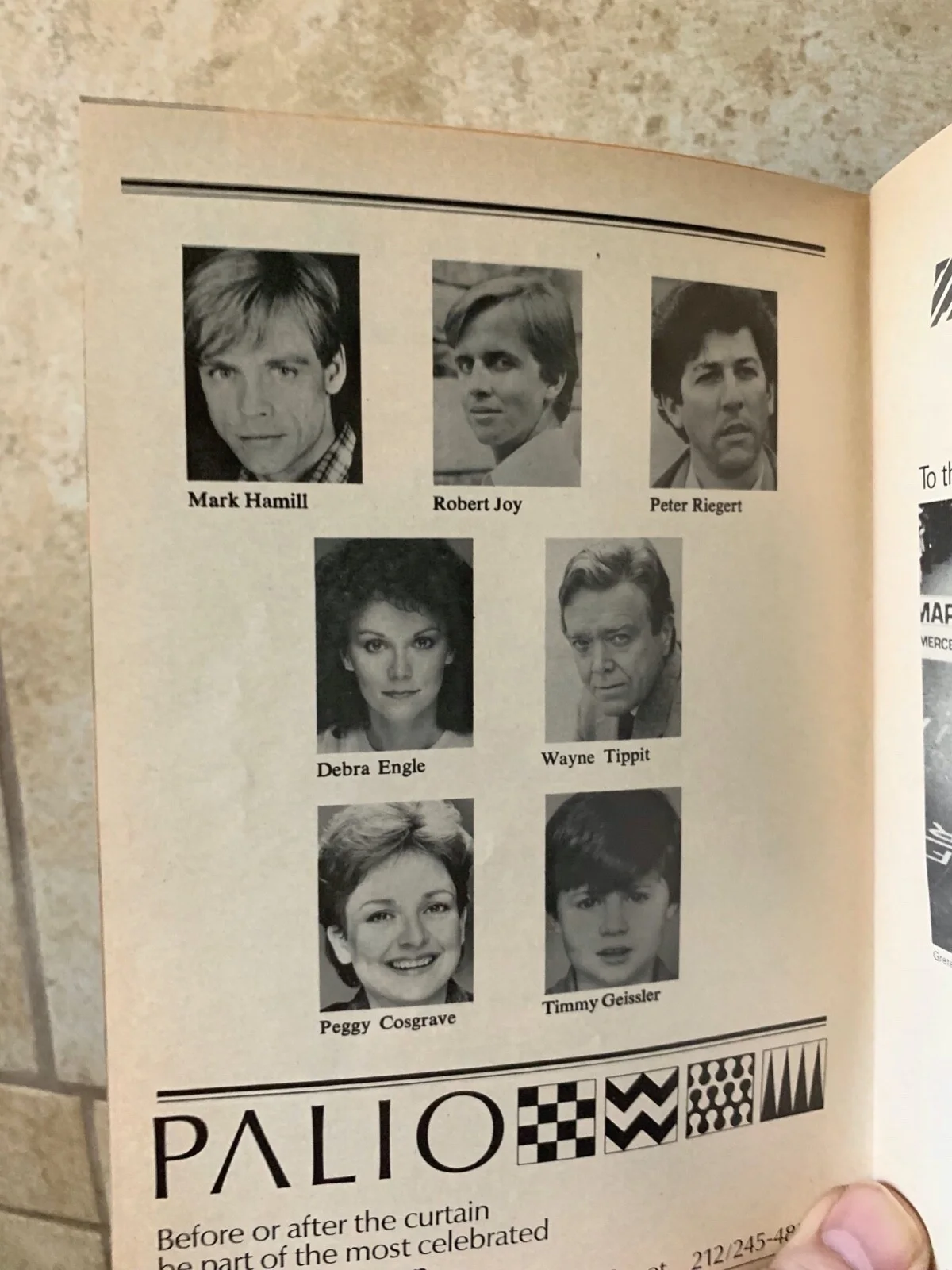 MARK HAMILL signed autographed Playbill The Nerd, image 4