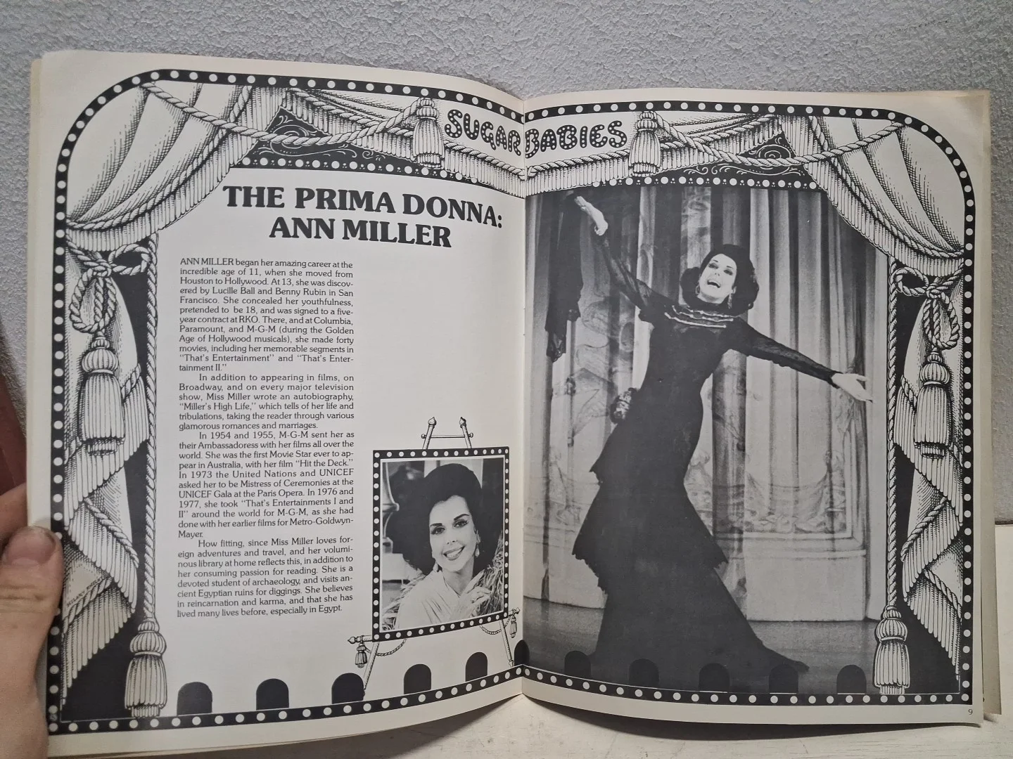 Ann Miller, Mickey Rooney — SUGAR BABIES THE BURLESQUE MUSICAL PROGRAM Cast Ann Miller Mickey Rooney 1982, image 4