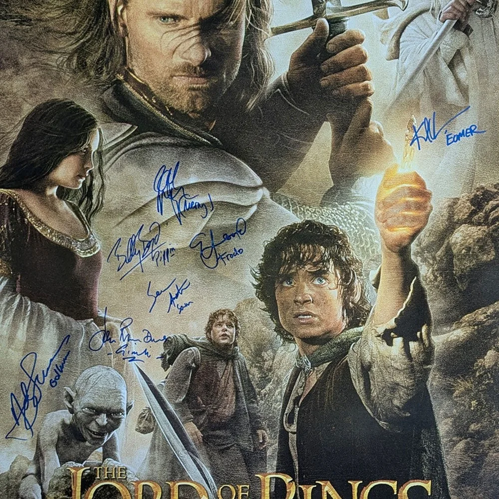 "Lord of the Rings - The Return of the King" 24X36 Poster - 7 Autographs, изображение 2