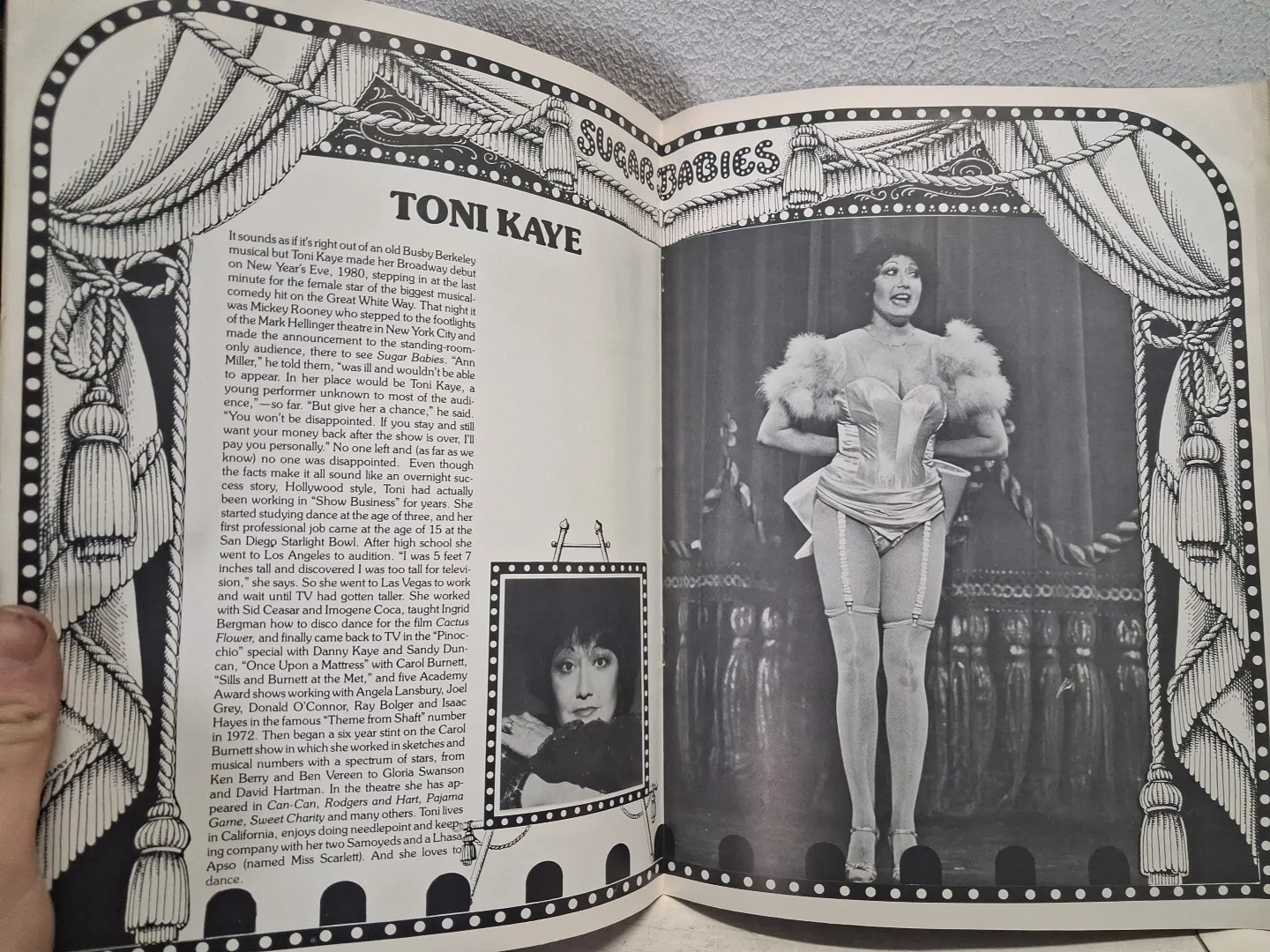 Ann Miller, Mickey Rooney — SUGAR BABIES THE BURLESQUE MUSICAL PROGRAM Cast Ann Miller Mickey Rooney 1979, image 3