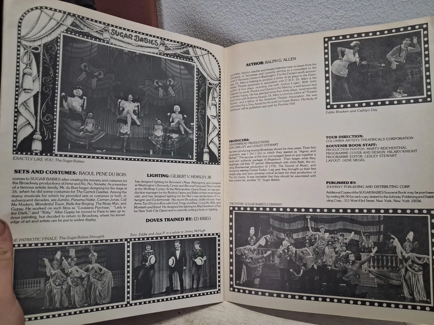 Ann Miller, Mickey Rooney — SUGAR BABIES THE BURLESQUE MUSICAL PROGRAM Cast Ann Miller Mickey Rooney 1979, image 4