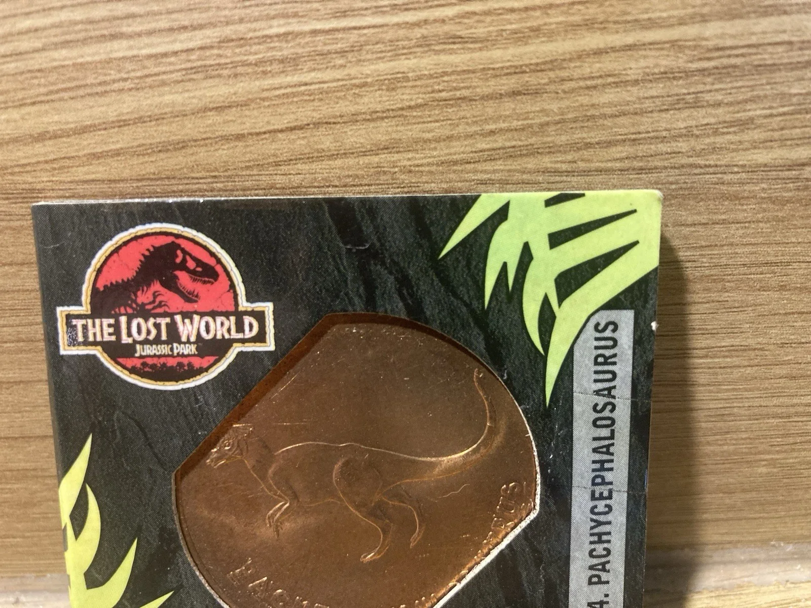 Tetley The Lost World Jurassic Park Coin Numbers 4 Only In Cardboard Cases, изображение 2