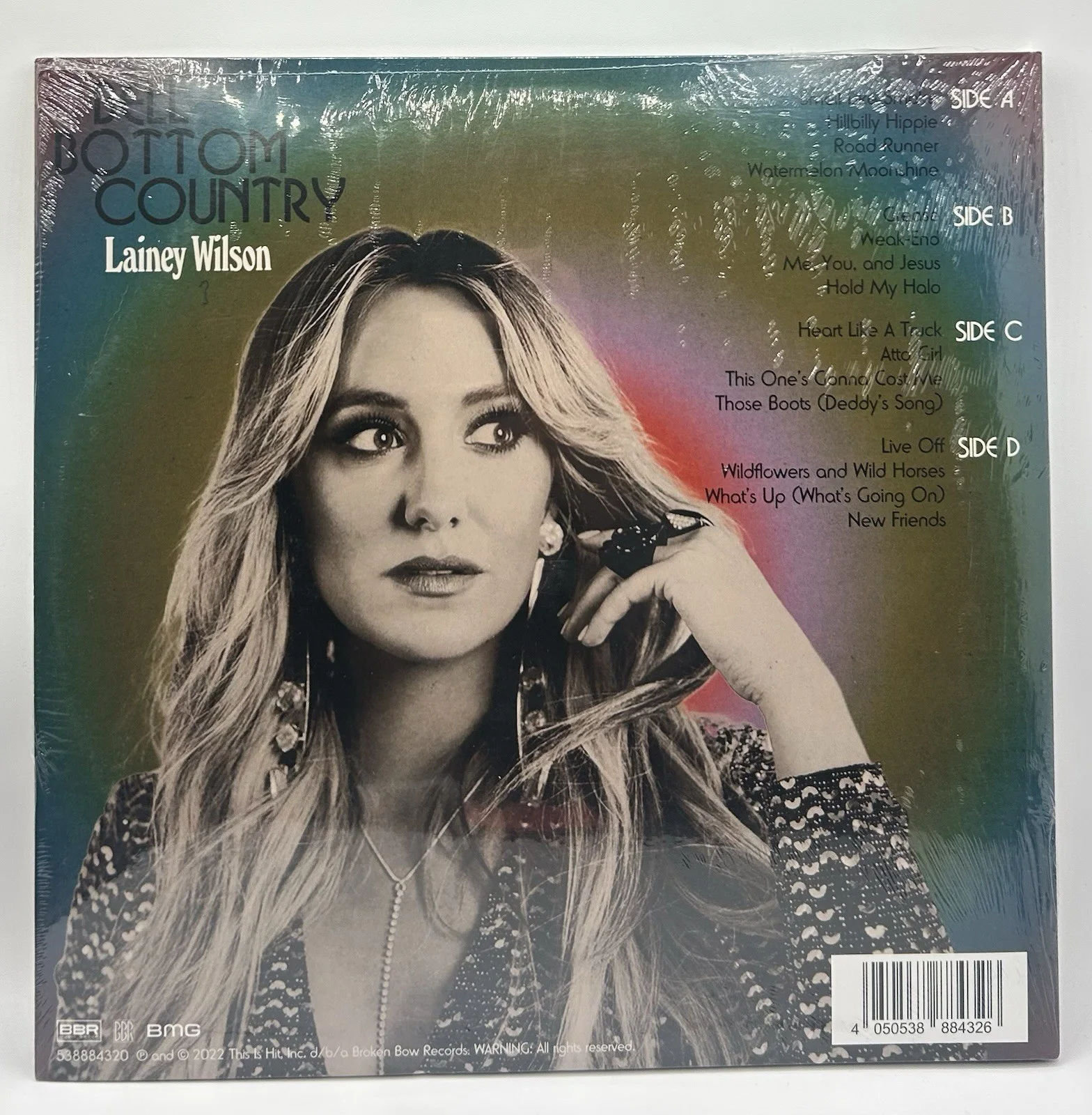 Lainey Wilson Signed Bell Bottom Country Vinyl Autographed - SEALED, image 3