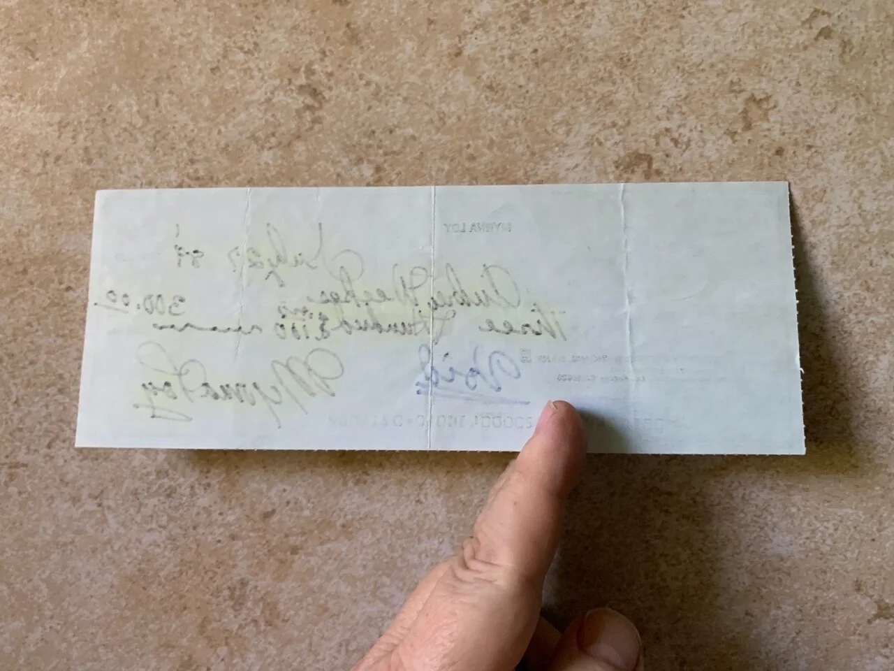 MYRNA LOY signed autograph personal check, image 2
