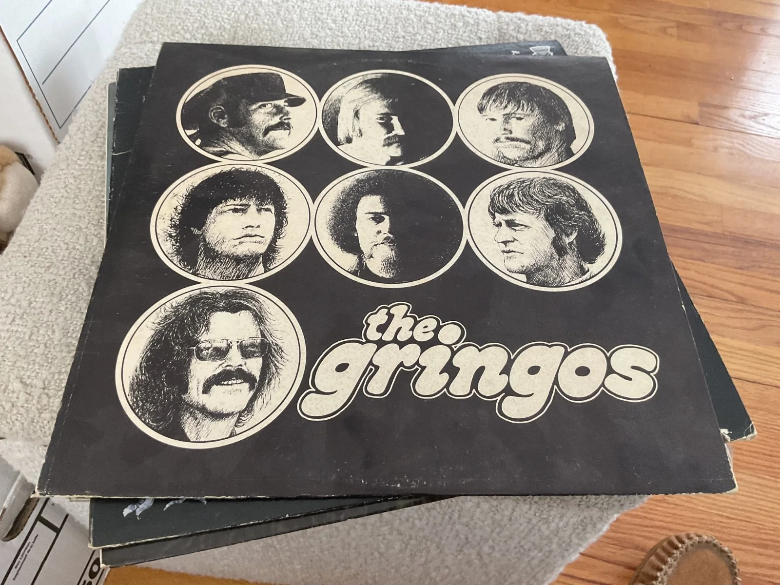 Signed The Gringos LP Cover . Rare !, image 5