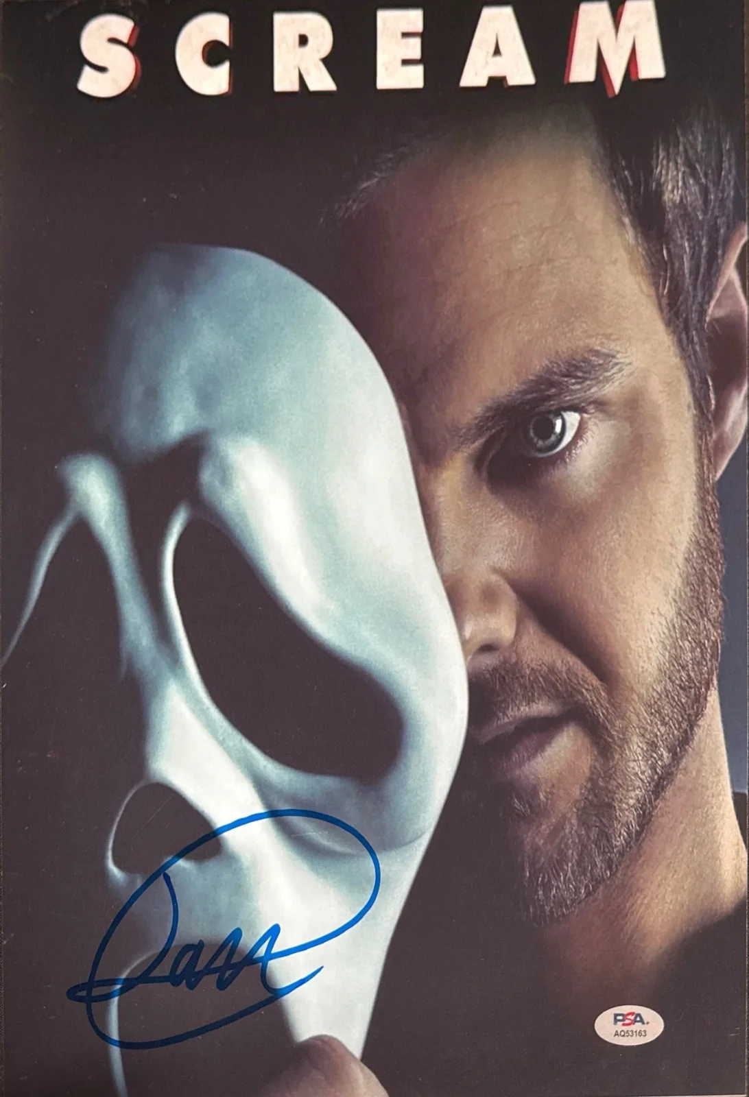 Jack Quaid — Jack Quaid Signed 11x14 Scream 5 GhostFace Photo PSA AQ53163