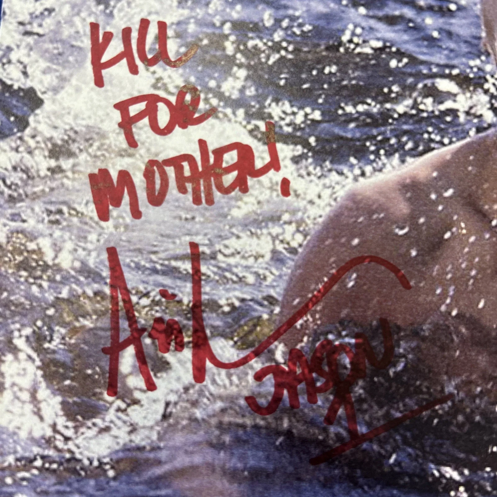 Ari Lehman — Ari Lehman Signed Friday The 13th Crystal Lake Photo 8x10 Kill for mother “B”, изображение 2
