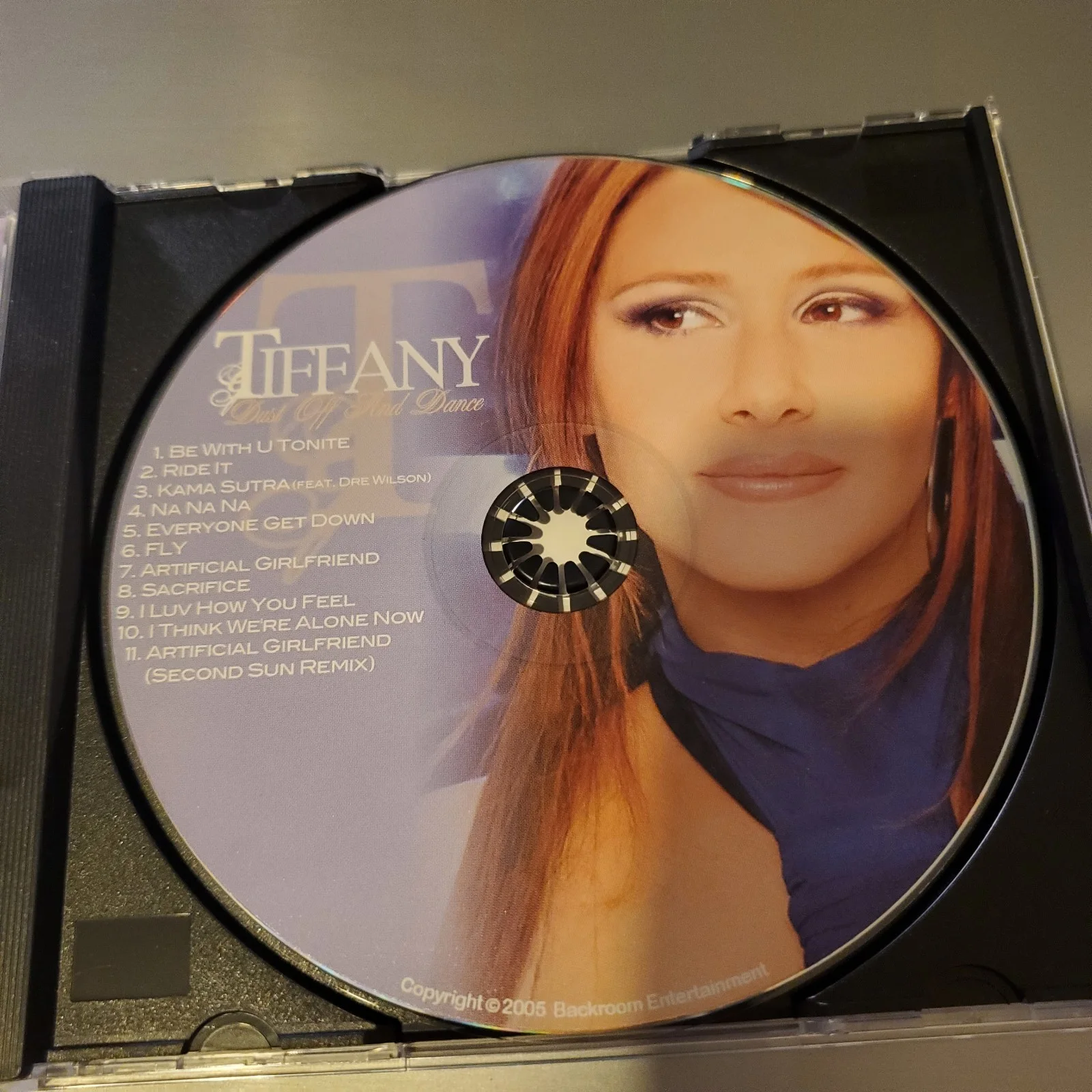 Tiffany Autographed CD Dust off and Dance 2005 I think we're alone now 80s Pop, image 2