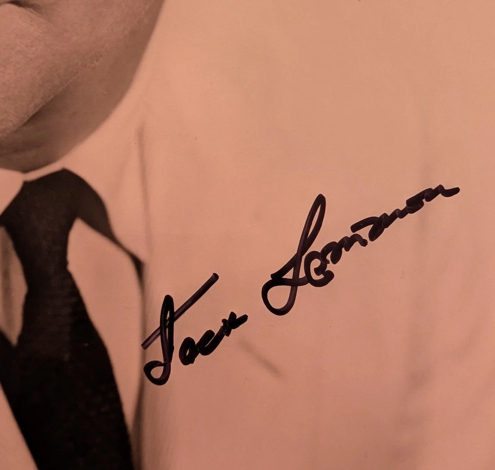 Jack lemmon — Jack Lemmon Signed Autographed Photo 8/10 At A Younger Age, image 2