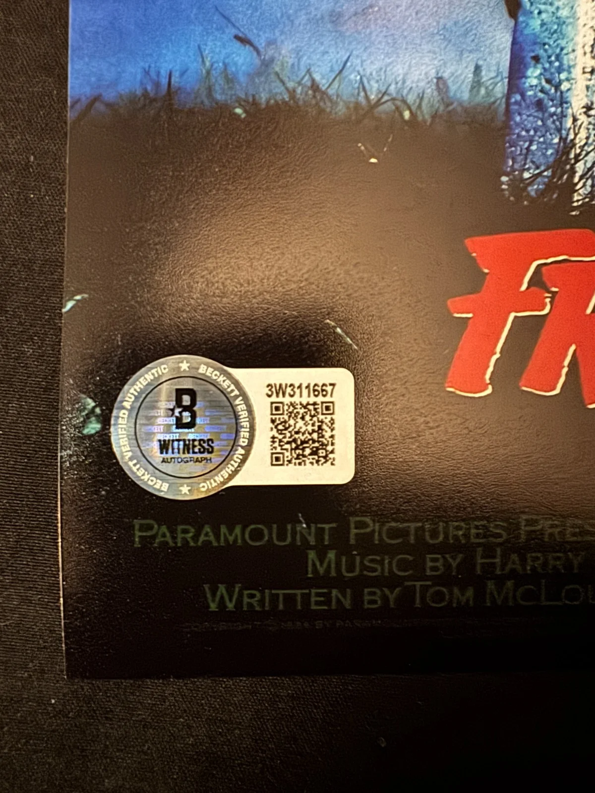 CJ Graham, Darcy DeMoss — Friday the 13th Part VI signed by CJ Graham & Darcy DeMoss W/ Beckett Witnessed, изображение 2