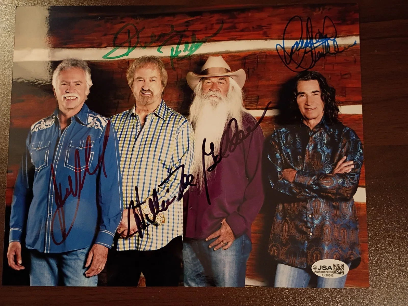 THE OAK RIDGE BOYS Signed 8x10 Photo..4 Original COUNTRY MUSIC LEGENDS..JSA COA, изображение 4