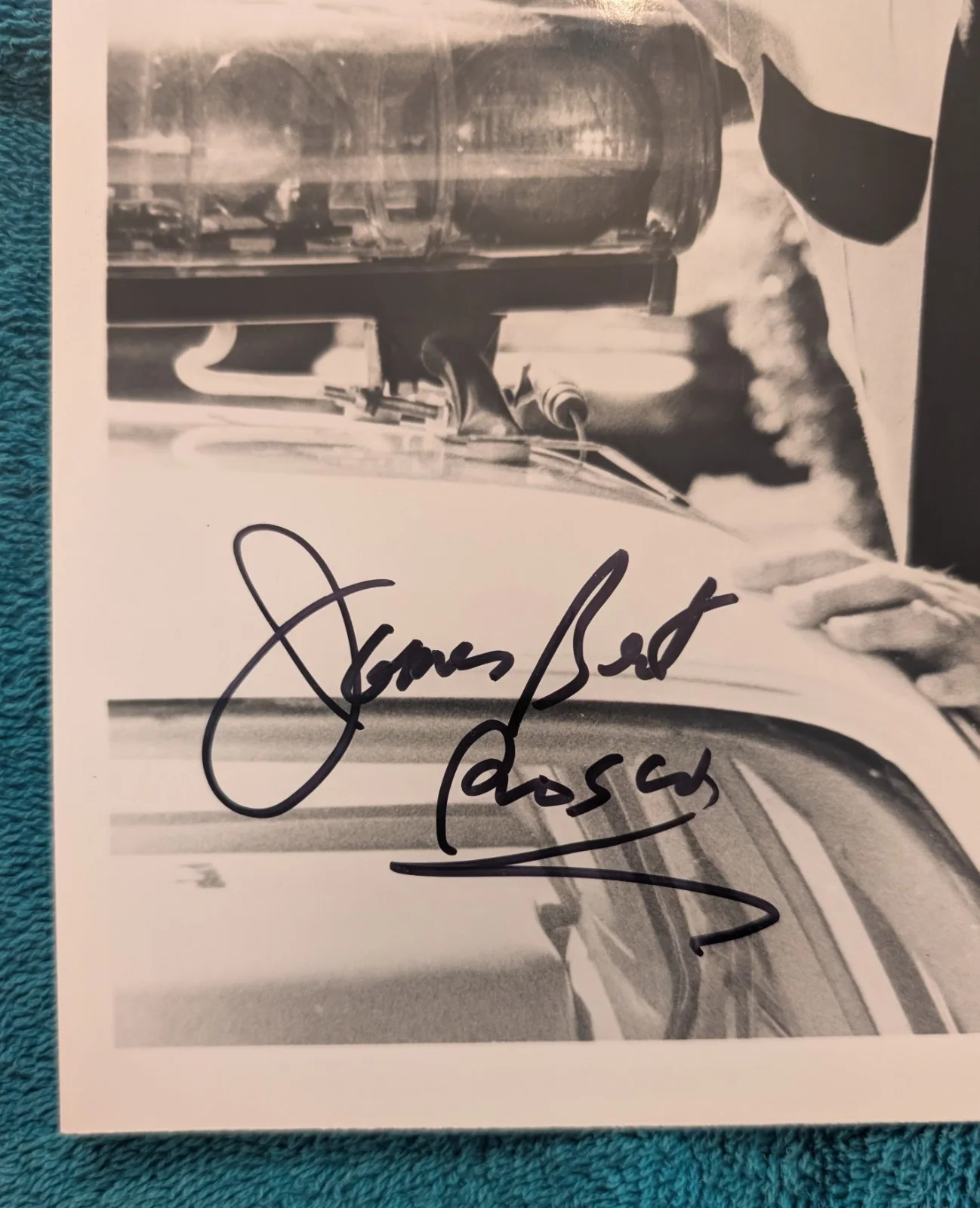 James best — James Best Roscoe P co Train Signed Autographed Photo 8/10 Dukes Of Hazzard, изображение 2