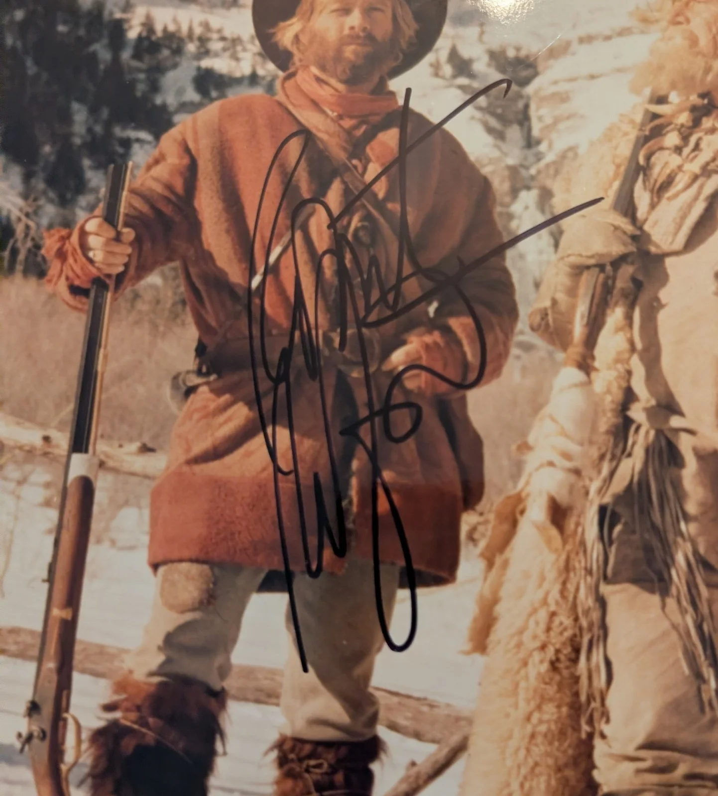 Robert Redford — Robert Redford Signed Autographed Photo 8/10 Mountain Man, image 2