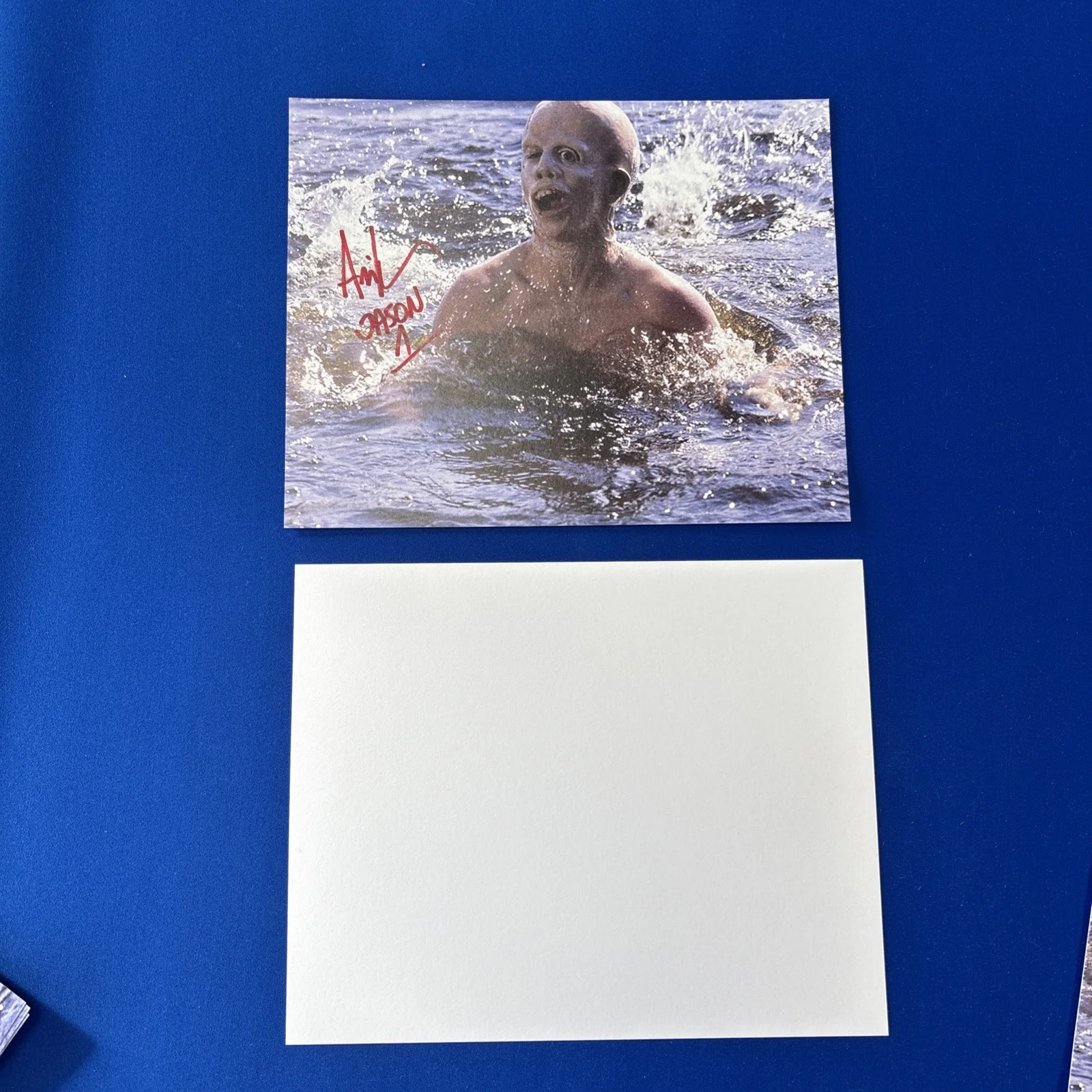 Ari Lehman — Ari Lehman Signed Friday The 13th Crystal Lake Photo 8x10 Version A w/red ink, image 2