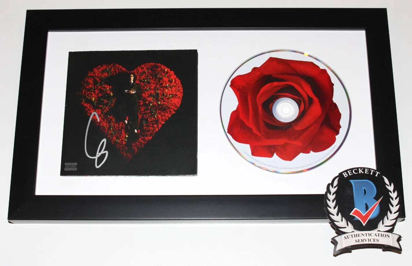 SINGER CONAN GRAY SIGNED FRAMED 'SUPERACHE' CD COVER BOOKLET BECKETT BAS COA, image 2