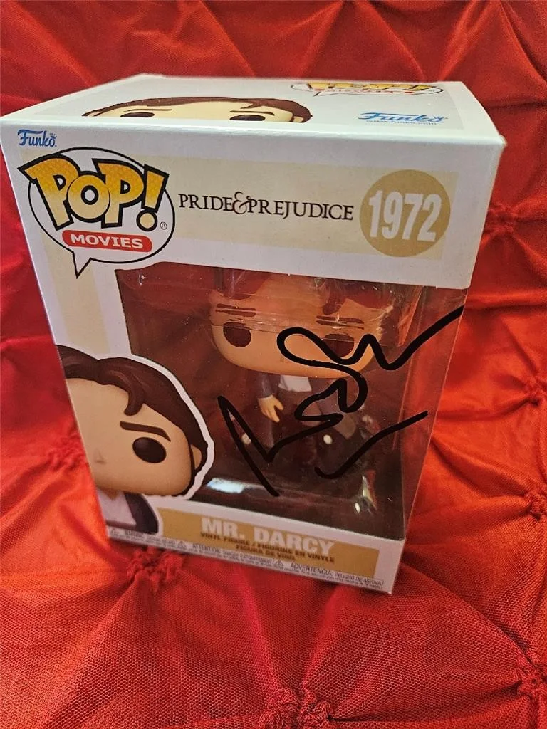 MATTHEW MACFADYEN — MATTHEW MACFADYEN HAND SIGNED AUTOGRAPHED FUNKO POP! 1972 PRIDE PREDJUDICE COA, изображение 2