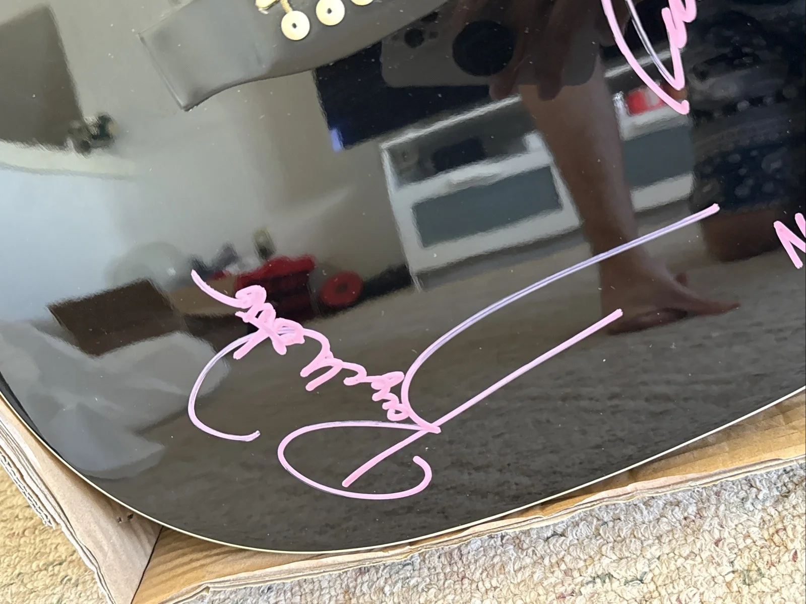 SIGNED GUITAR PINK FLOYD - ROGER WATERS DAVID GILMOUR NICK MASON RICHARD WRIGHT, image 4