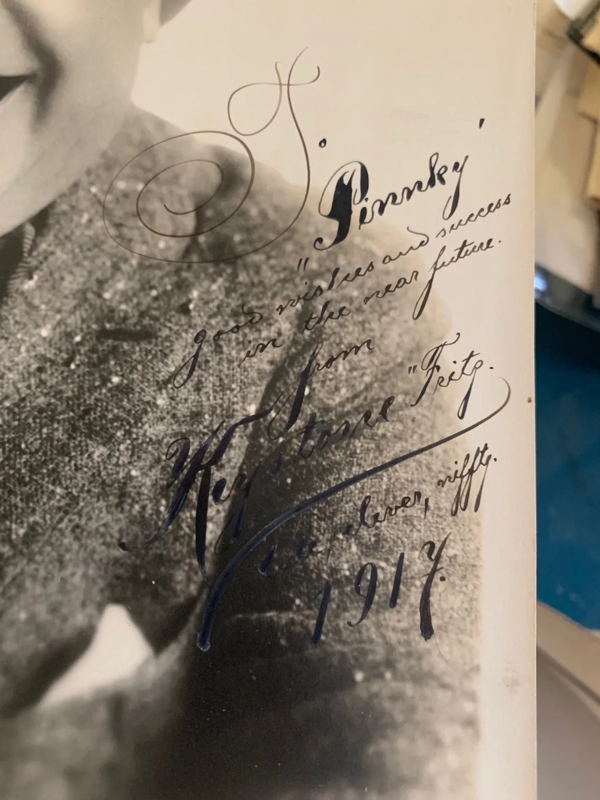 FRITZ SCHADE Mack Sennett's Keystone Studio signed autograph 8x10 SP photo, image 2