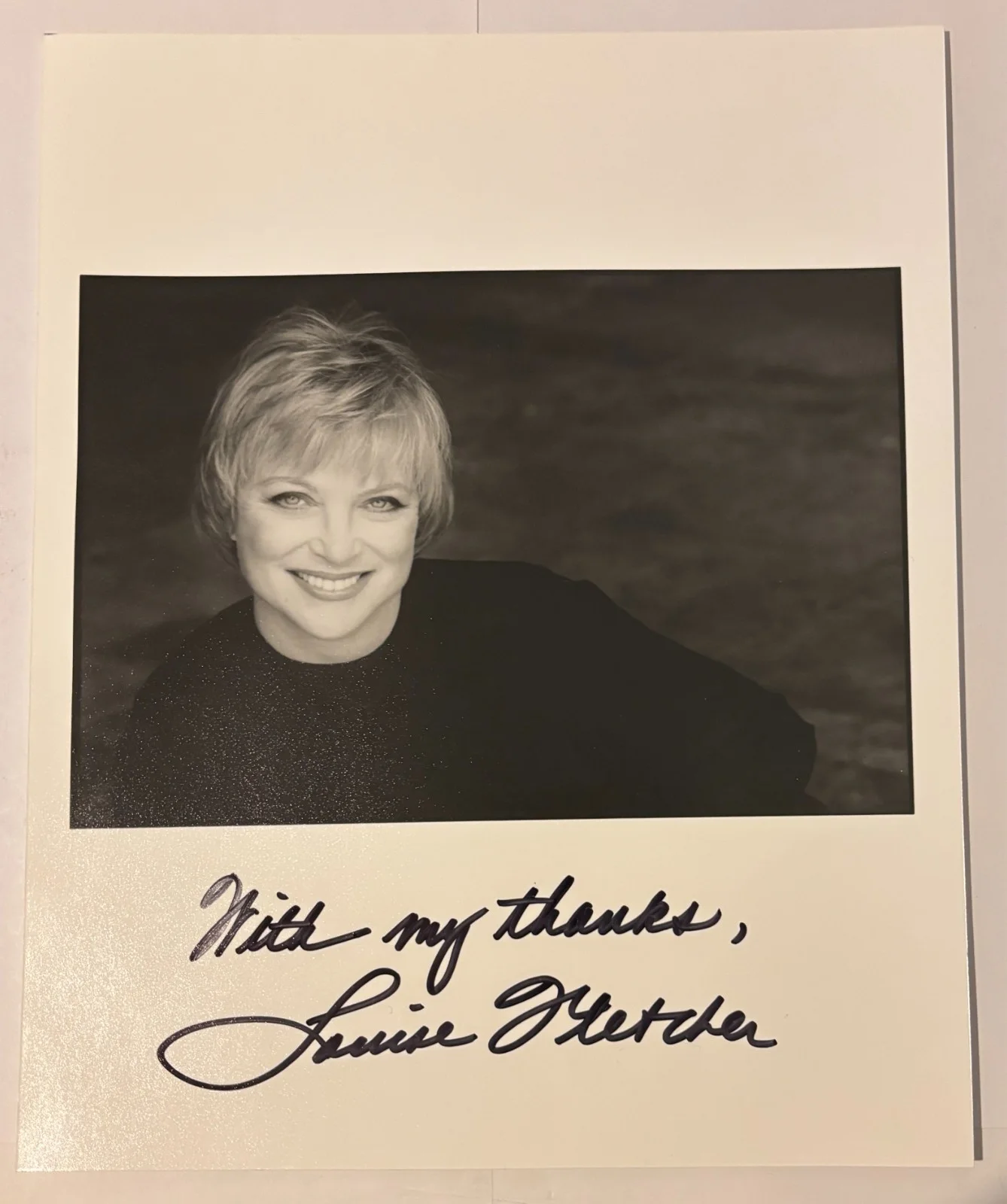 Louise Fletcher — Louise Fletcher signed 8" x 10" autographed photograph