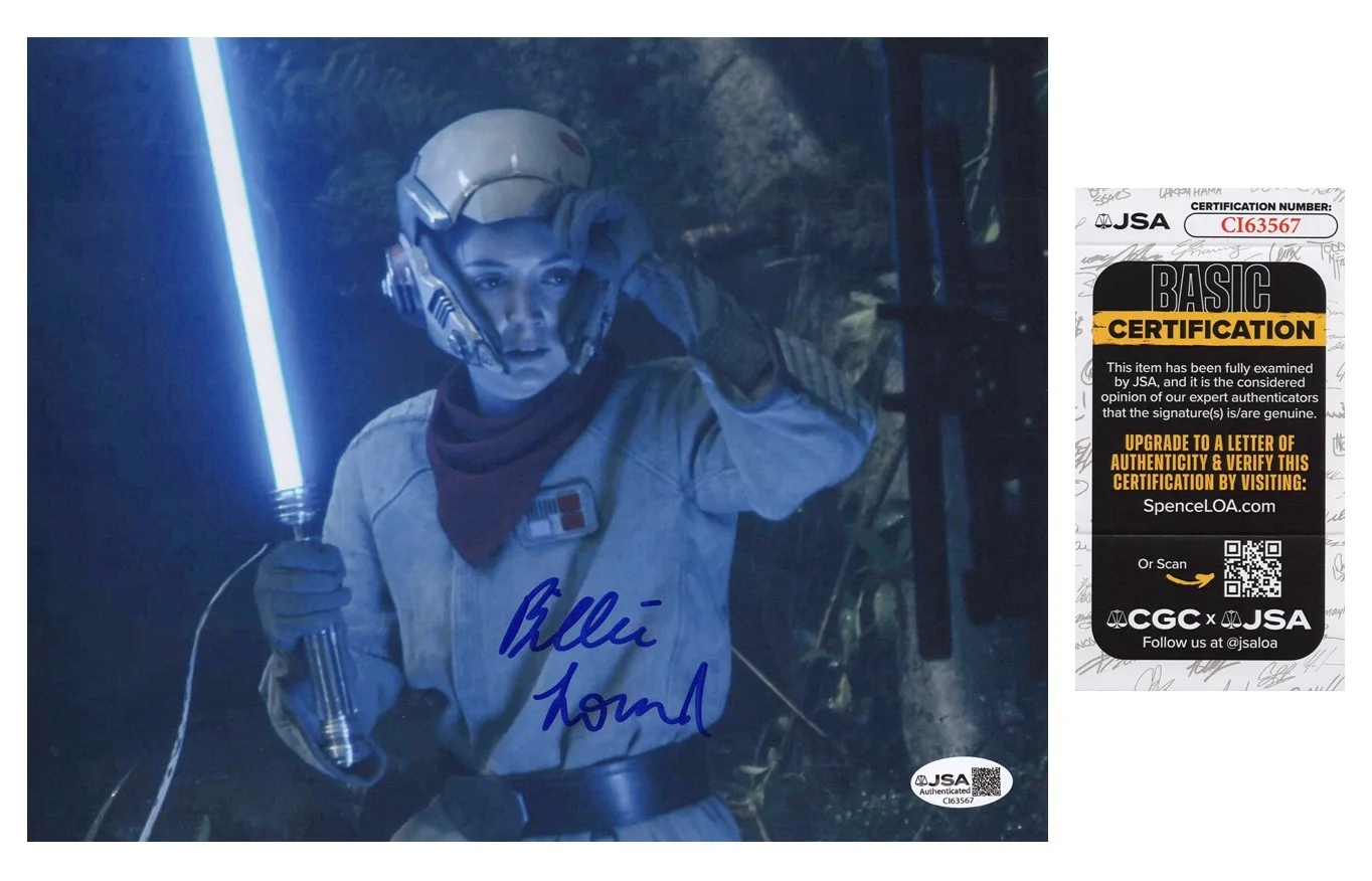 Billie Lourd — Billie Lourd signed "STAR WARS" 8x10 Photo d AUTOGRAPH Lieutenant Connix JSA COA