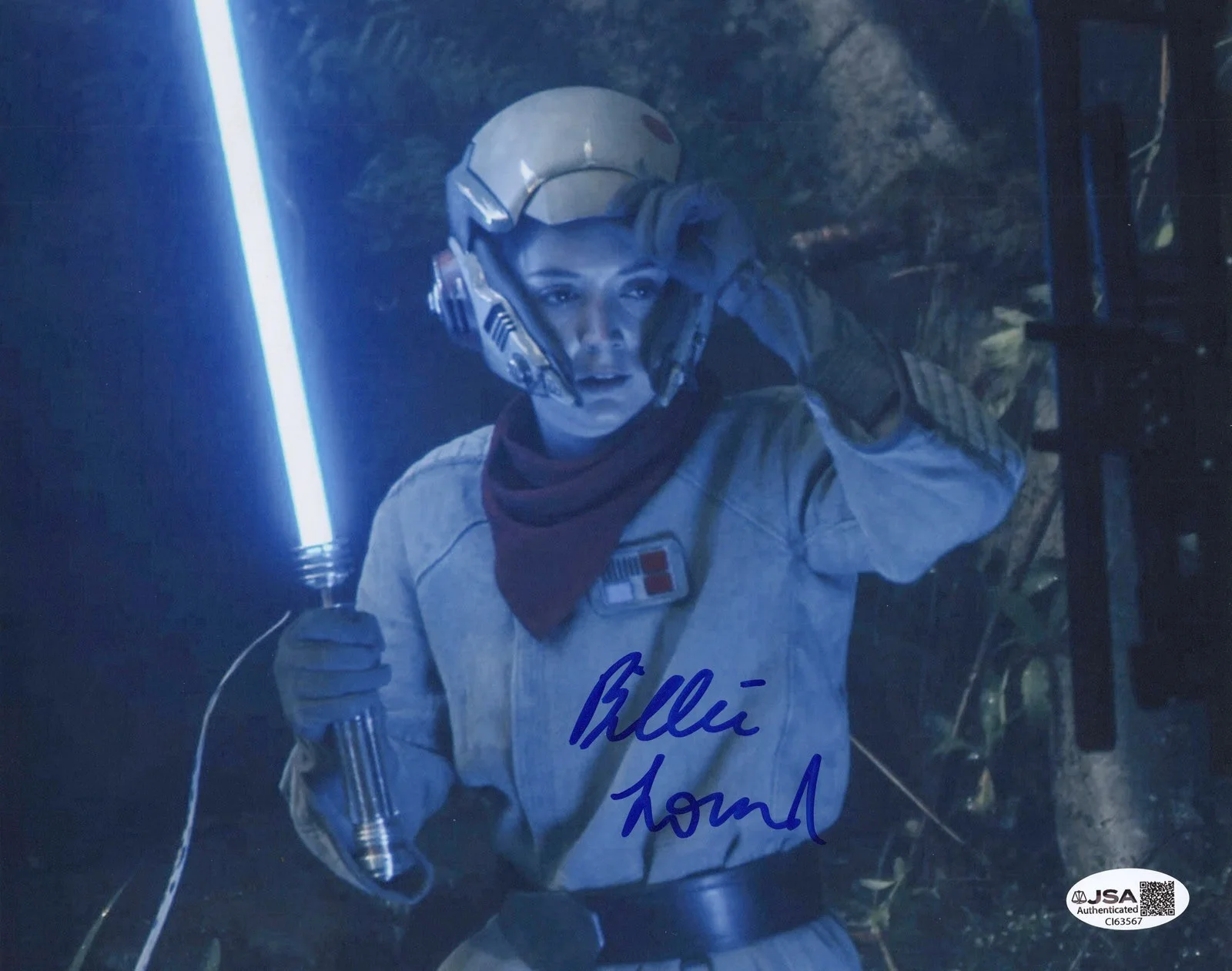 Billie Lourd — Billie Lourd signed "STAR WARS" 8x10 Photo d AUTOGRAPH Lieutenant Connix JSA COA, image 4
