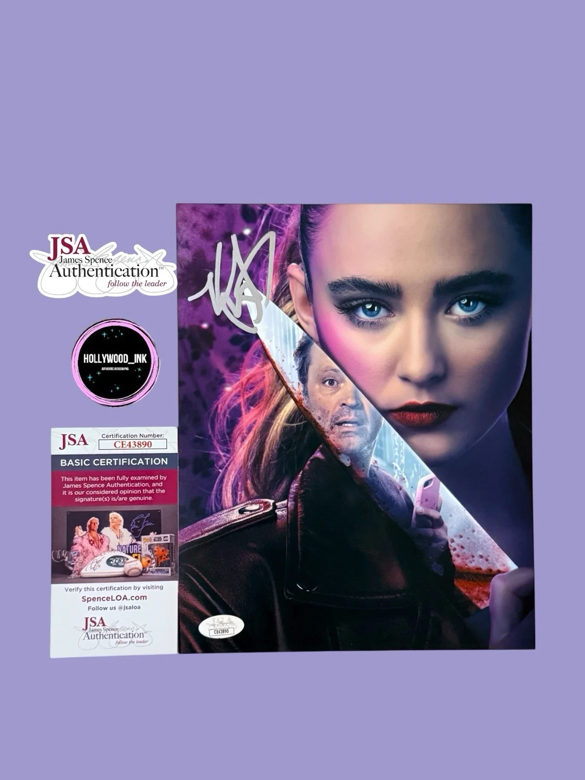 Kathryn Newton — KATHRYN NEWTON SIGNED FREAKY AUTOGRAPH 8x10 PHOTO JSA CE43890