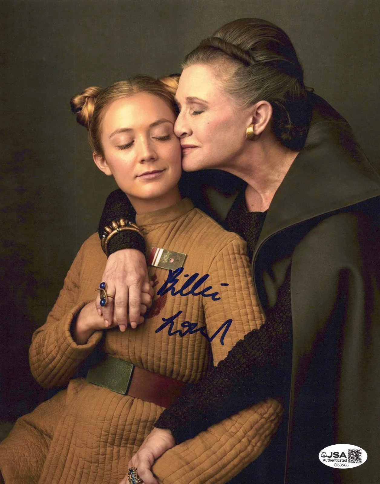 Billie Lourd — Billie Lourd signed "STAR WARS" 8x10 Photo c AUTOGRAPHED Carrie Fisher JSA COA, изображение 4