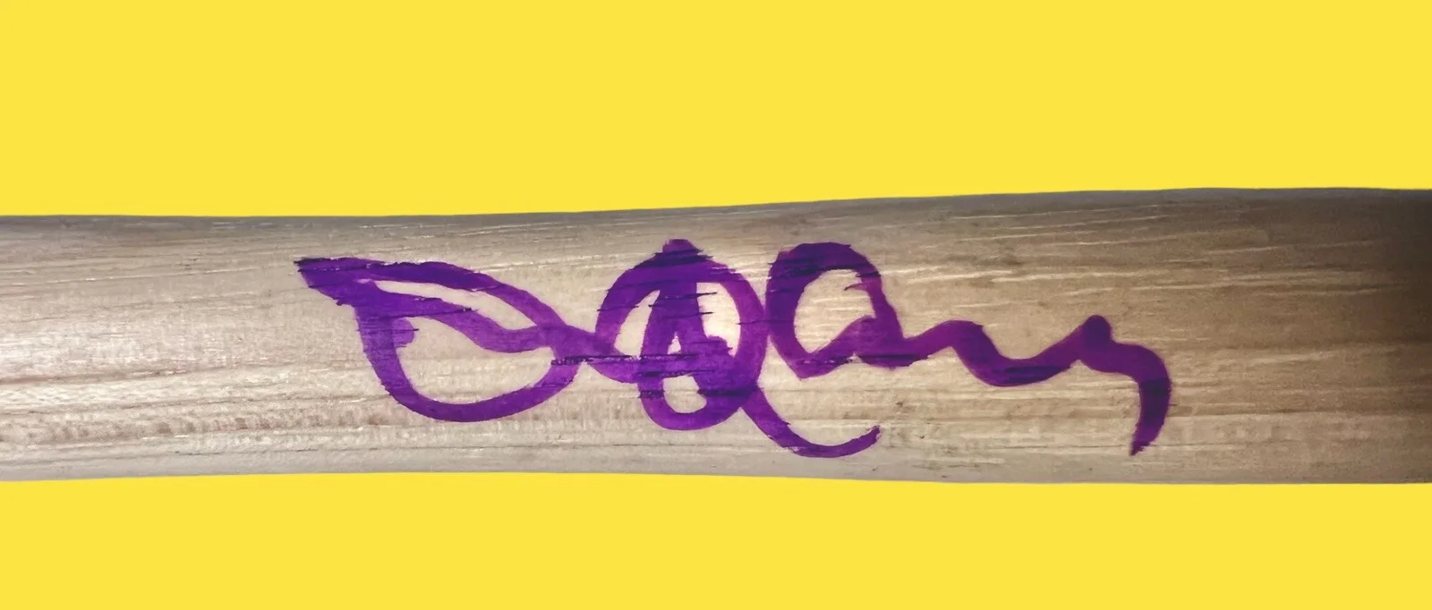 DANNY CAREY TOOL DRUMMER SIGNED SIGNATURE DRUMSTICK BECKETT QR BM34982, image 2