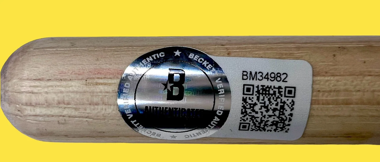 DANNY CAREY TOOL DRUMMER SIGNED SIGNATURE DRUMSTICK BECKETT QR BM34982, image 3