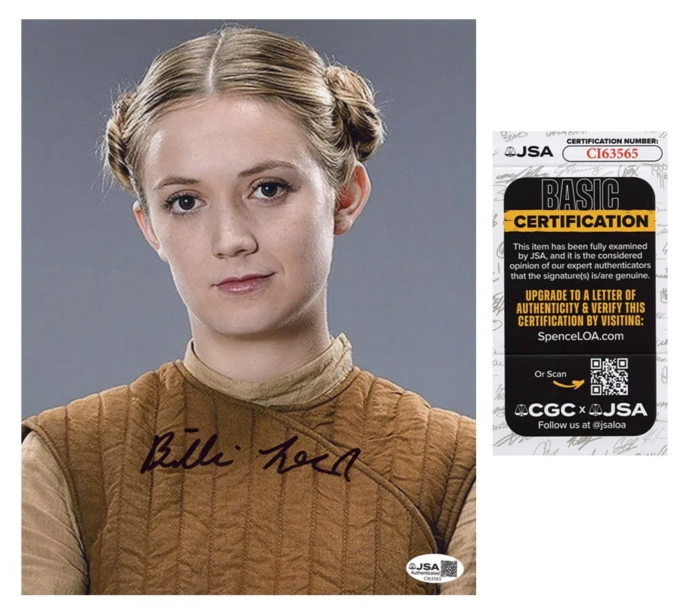 Billie Lourd — Billie Lourd signed "STAR WARS" 8x10 Photo b AUTOGRAPH Lieutenant Connix JSA COA
