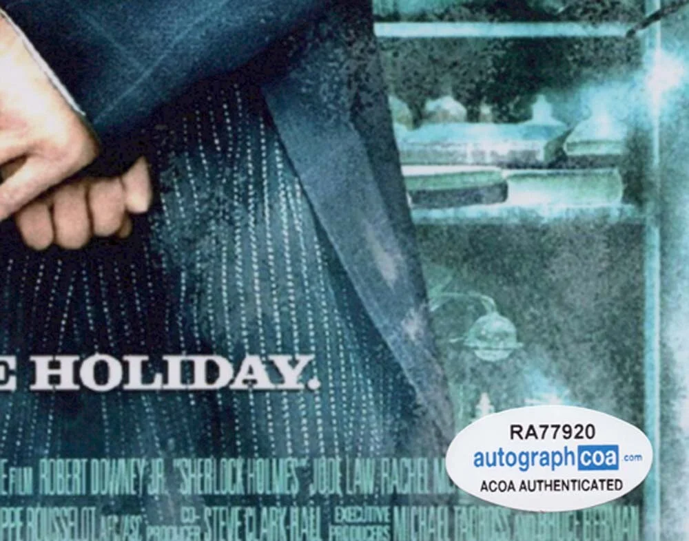 GUY RITCHIE — Guy Ritchie signed "SHERLOCK HOLMES" 8x10 Photo PROOF a MOBLAND Director ACOA, image 5