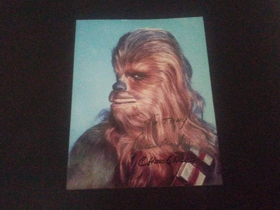 Peter Mayhew — Star Wars Peter Mayhew Chewbacca Autographed 8 x 10 Color Photograph, изображение 3