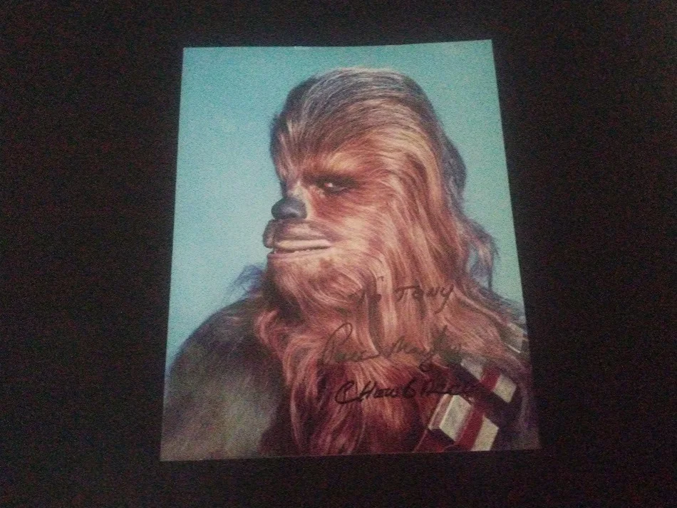 Peter Mayhew — Star Wars Peter Mayhew Chewbacca Autographed 8 x 10 Color Photograph, изображение 5