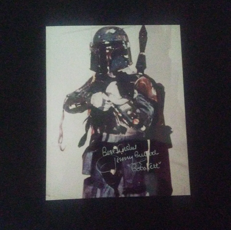 Star Wars Jeremy Bullock Boba Fett Autographed Color 8 x 10 Photograph, изображение 4