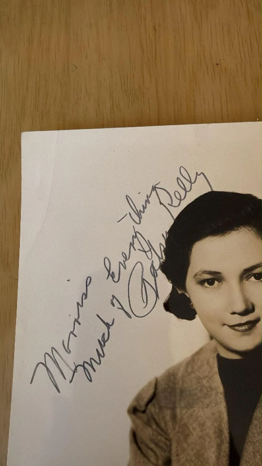 Patsy Kelly Actress Signed Autograph 8x10 Doubleweight Vintage 1939 Hal Roach, image 2