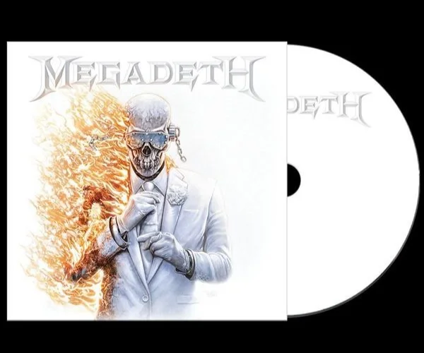 Megadeth Self Titled CD with Signed Art Card Autographed by the Band, изображение 3
