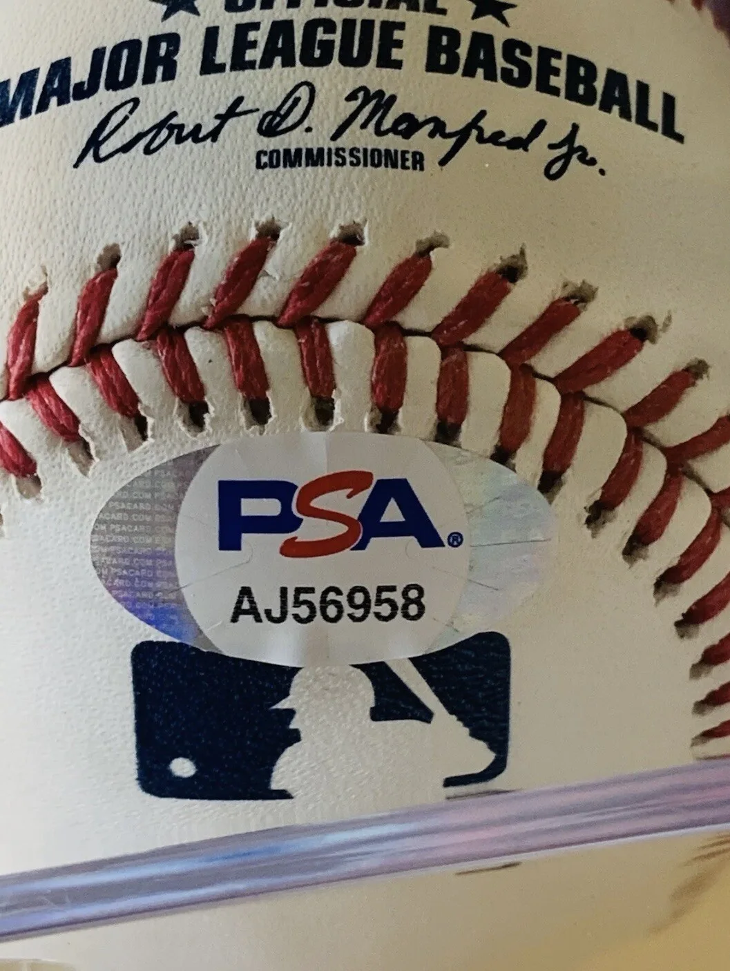AUBREY DRAKE GRAHAM SIGNED AUTOGRAPH OFFICIAL MLB BASEBALL PSA CERTIFIED AJ56958, изображение 2