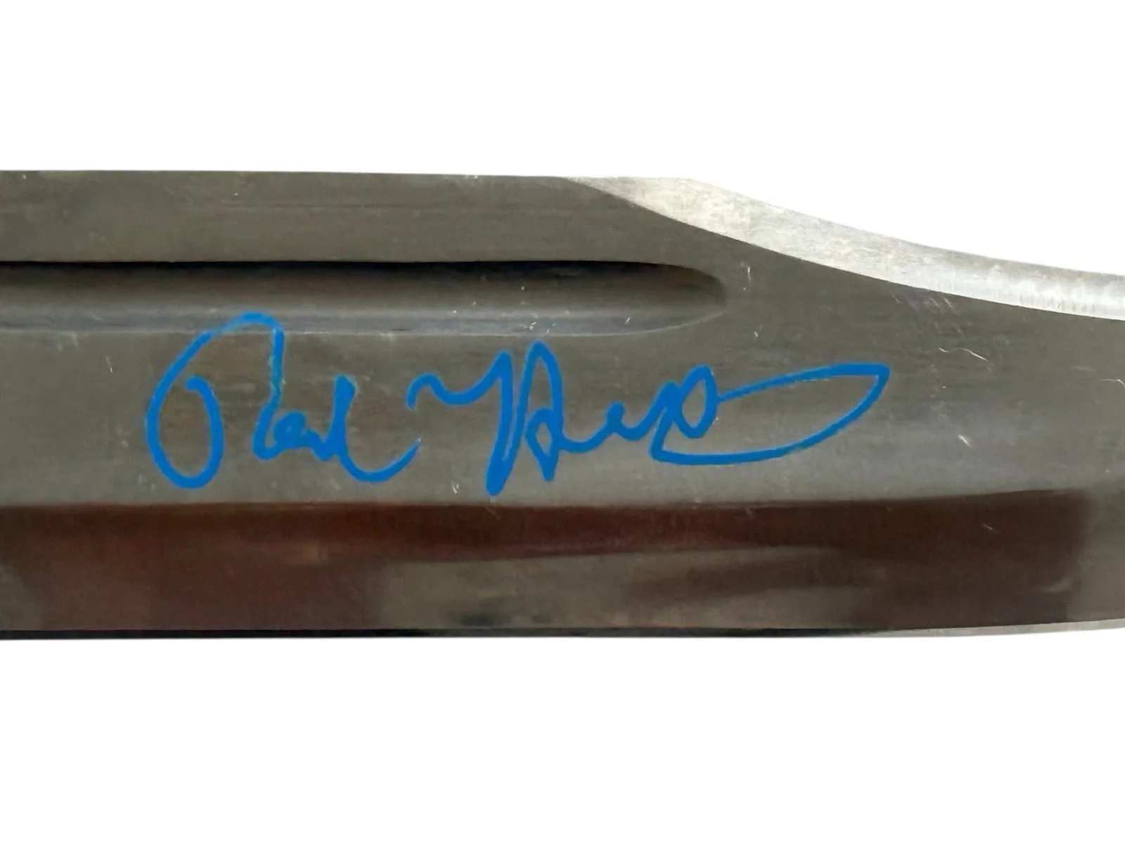 Paul Hogan — PAUL HOGAN SIGNED CROCODILE DUNDEE BOWIE 18” KNIFE AUTOGRAPH BECKETT + PROOF, изображение 3