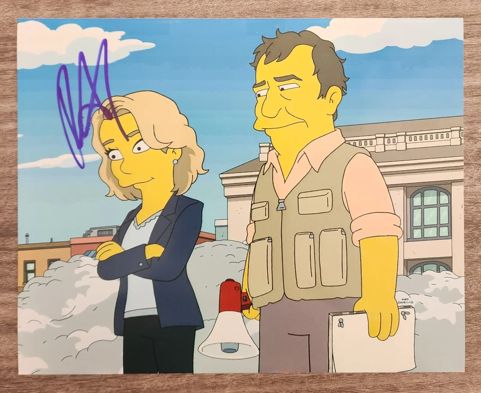 Richard Kind Signed The Simpson's 8x10 Photo Actor LEGEND RAD, изображение 2