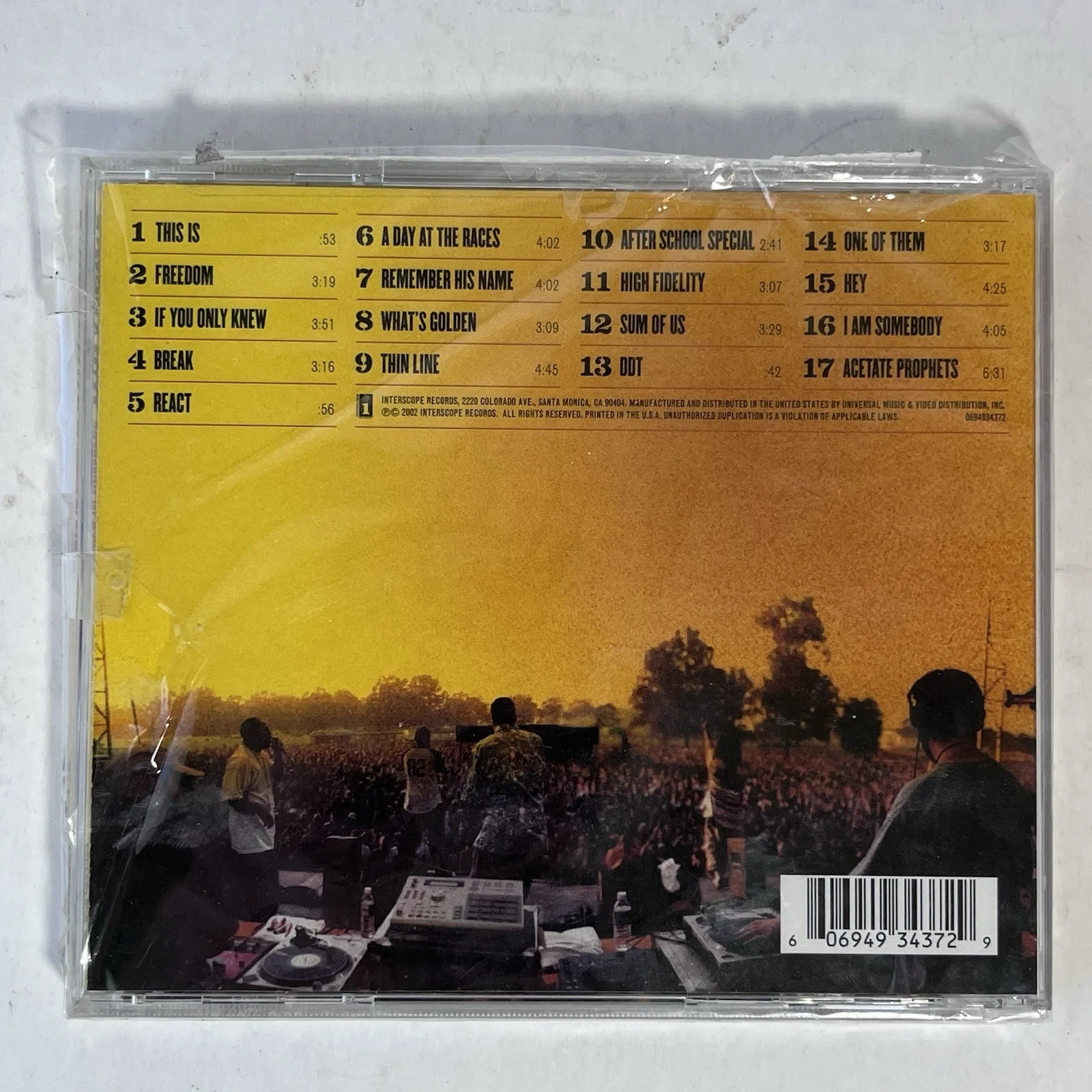 Jurassic 5 - Power In Numbers CD 2002 Autographed Signed, Sealed New, image 2