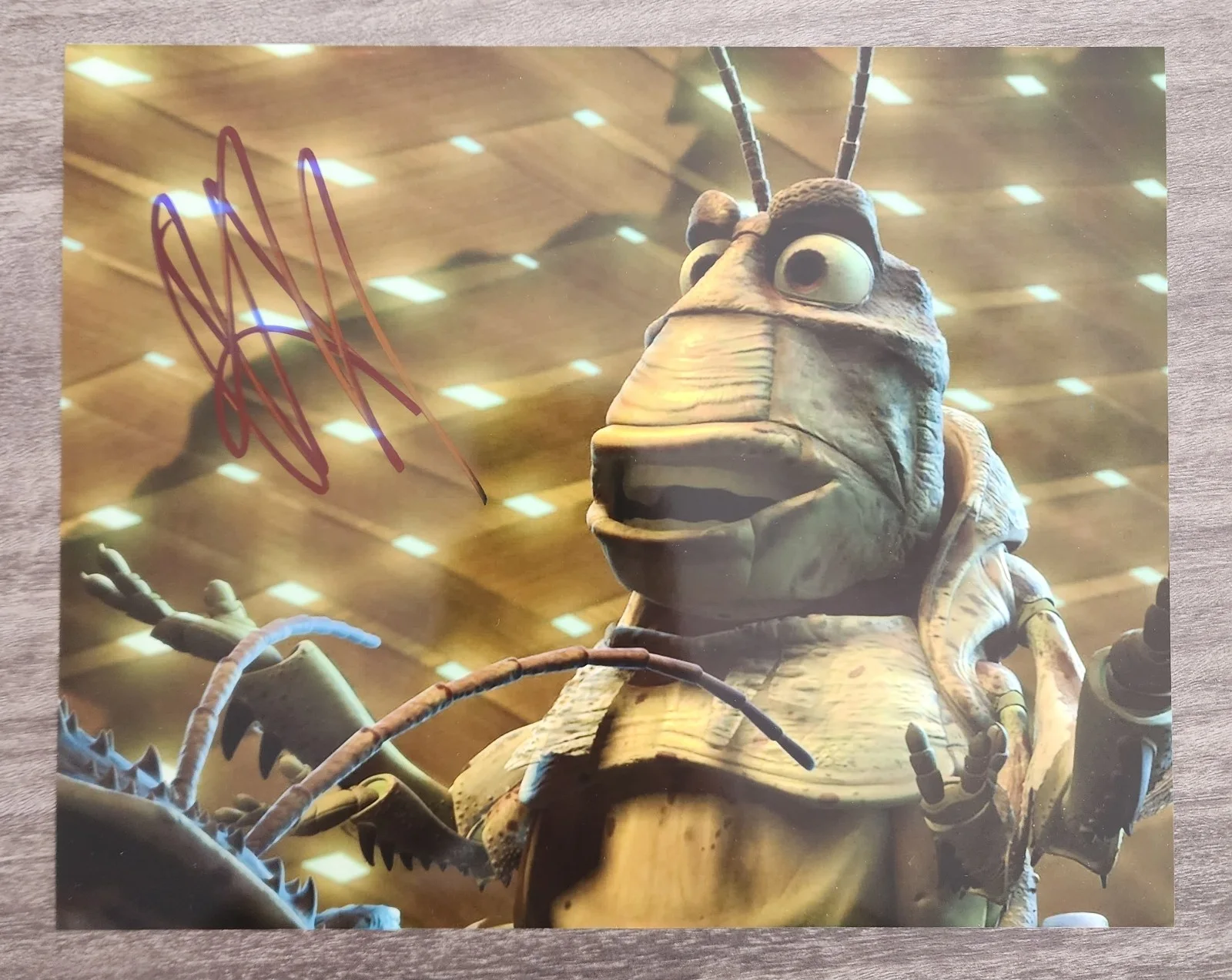 Richard Kind Signed A Bug's Life Molt 8x10 Photo Actor LEGEND RAD, изображение 2