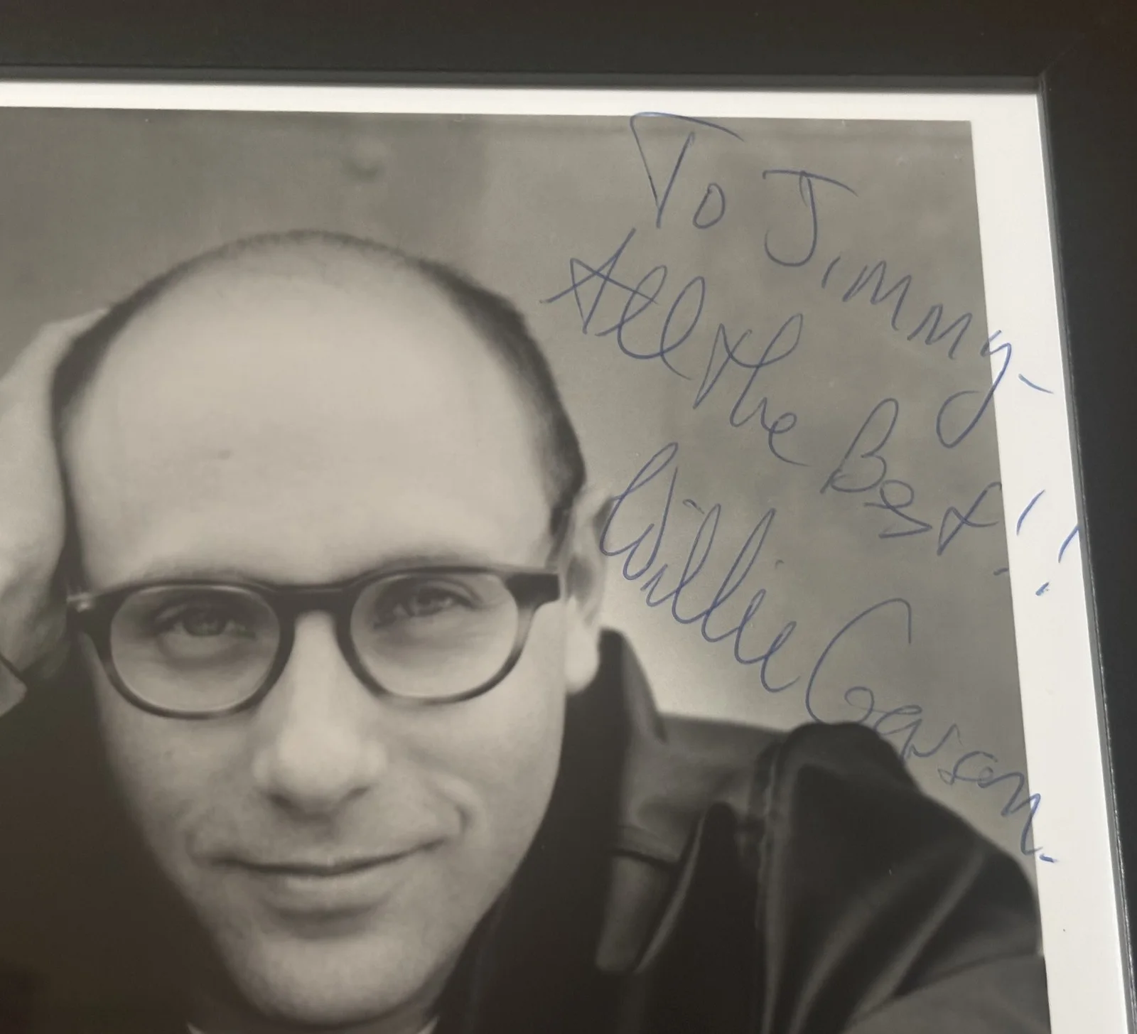 Willie Garson — Rare Framed Signed and Inscribed by Willie Garson 8x10 B&W Photo Sex In The City, изображение 3