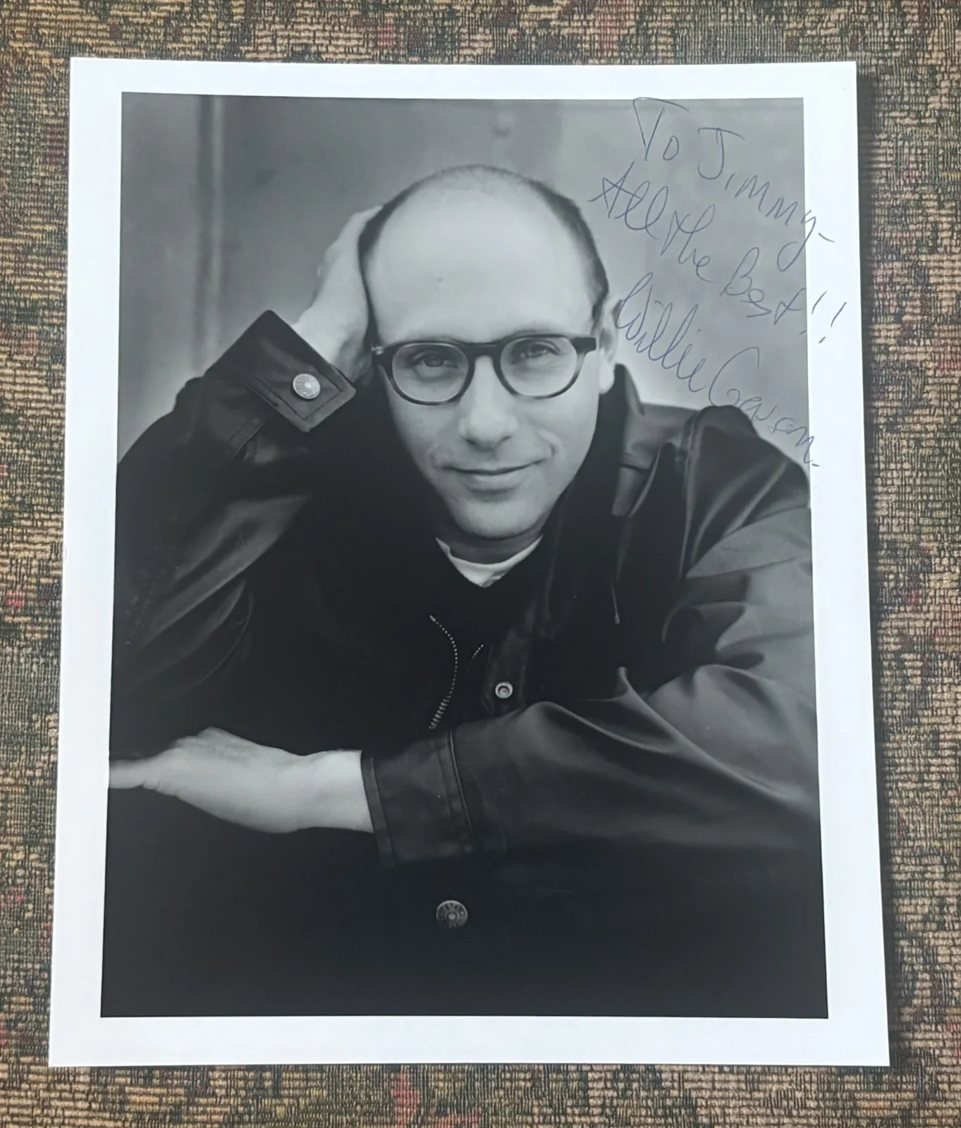 Willie Garson — Rare Framed Signed and Inscribed by Willie Garson 8x10 B&W Photo Sex In The City, изображение 4