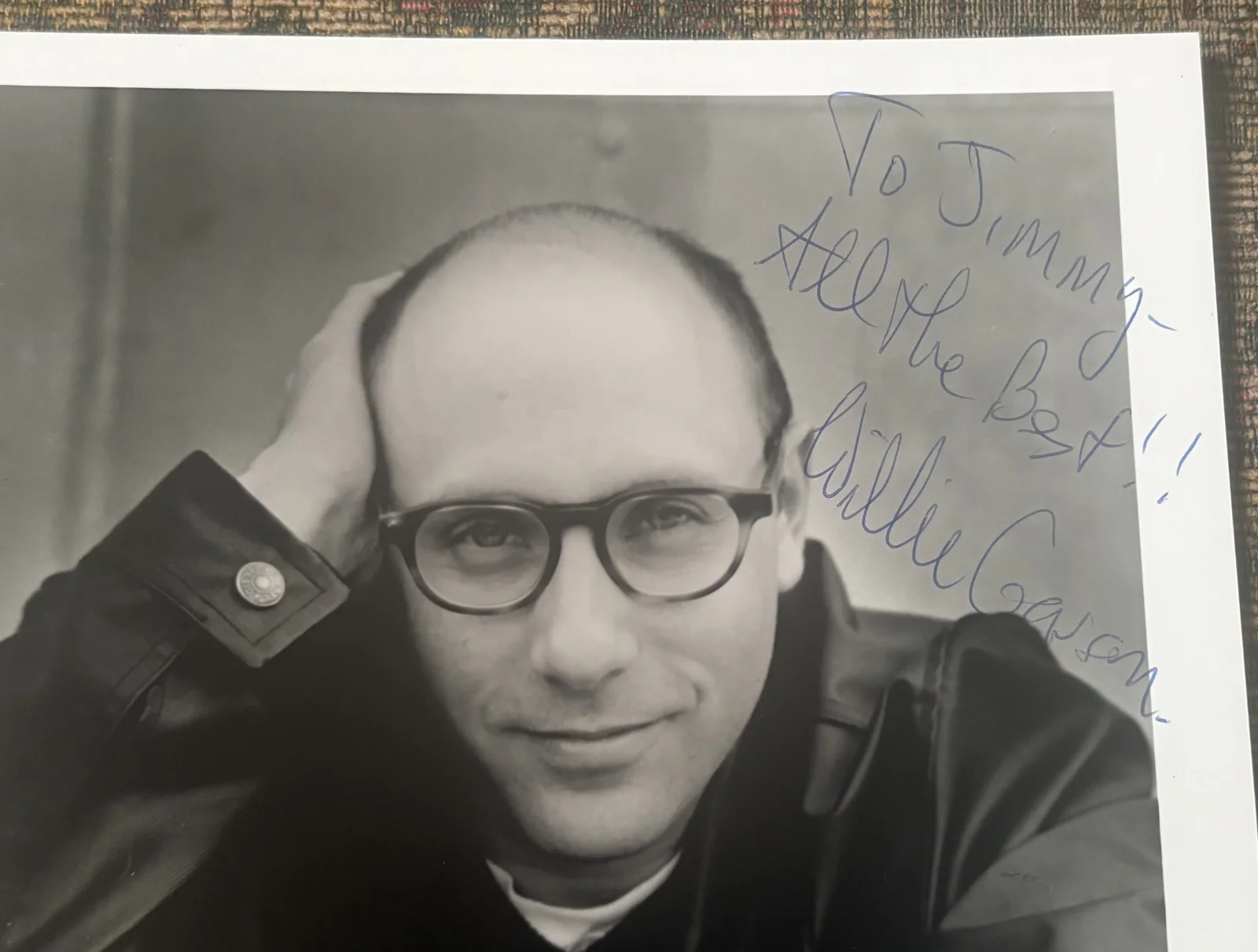 Willie Garson — Rare Framed Signed and Inscribed by Willie Garson 8x10 B&W Photo Sex In The City, изображение 5