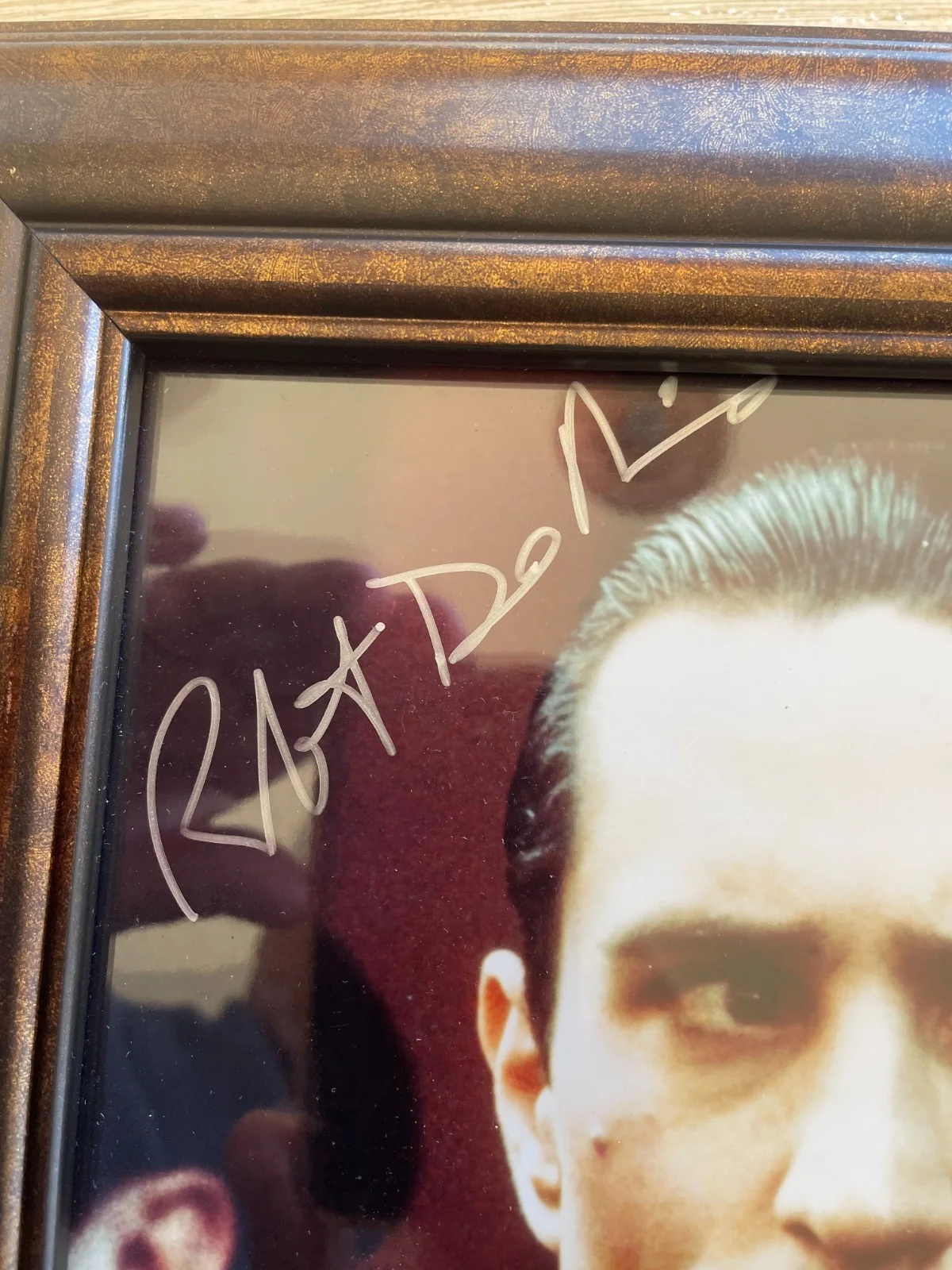 Robert De Niro — Autographed Robert De Niro Godfather 2 Photo Authenticated Framed, изображение 2