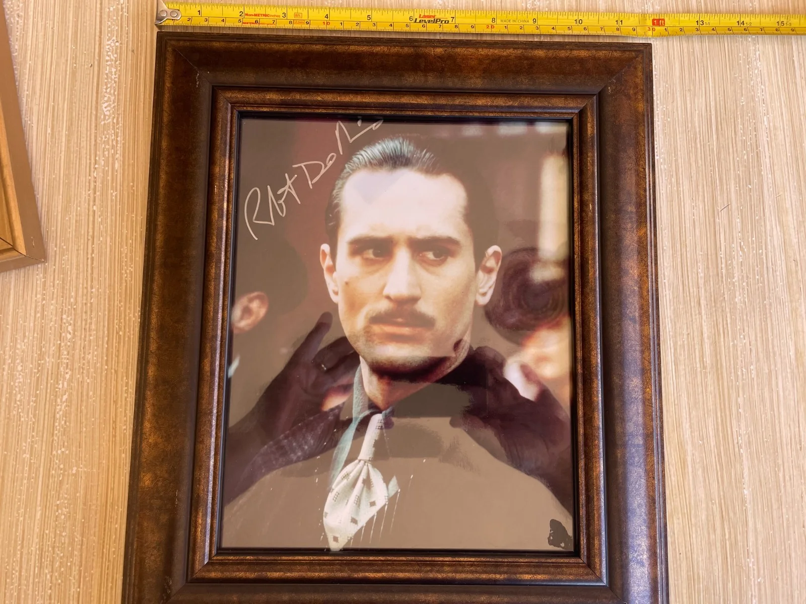Robert De Niro — Autographed Robert De Niro Godfather 2 Photo Authenticated Framed, изображение 4